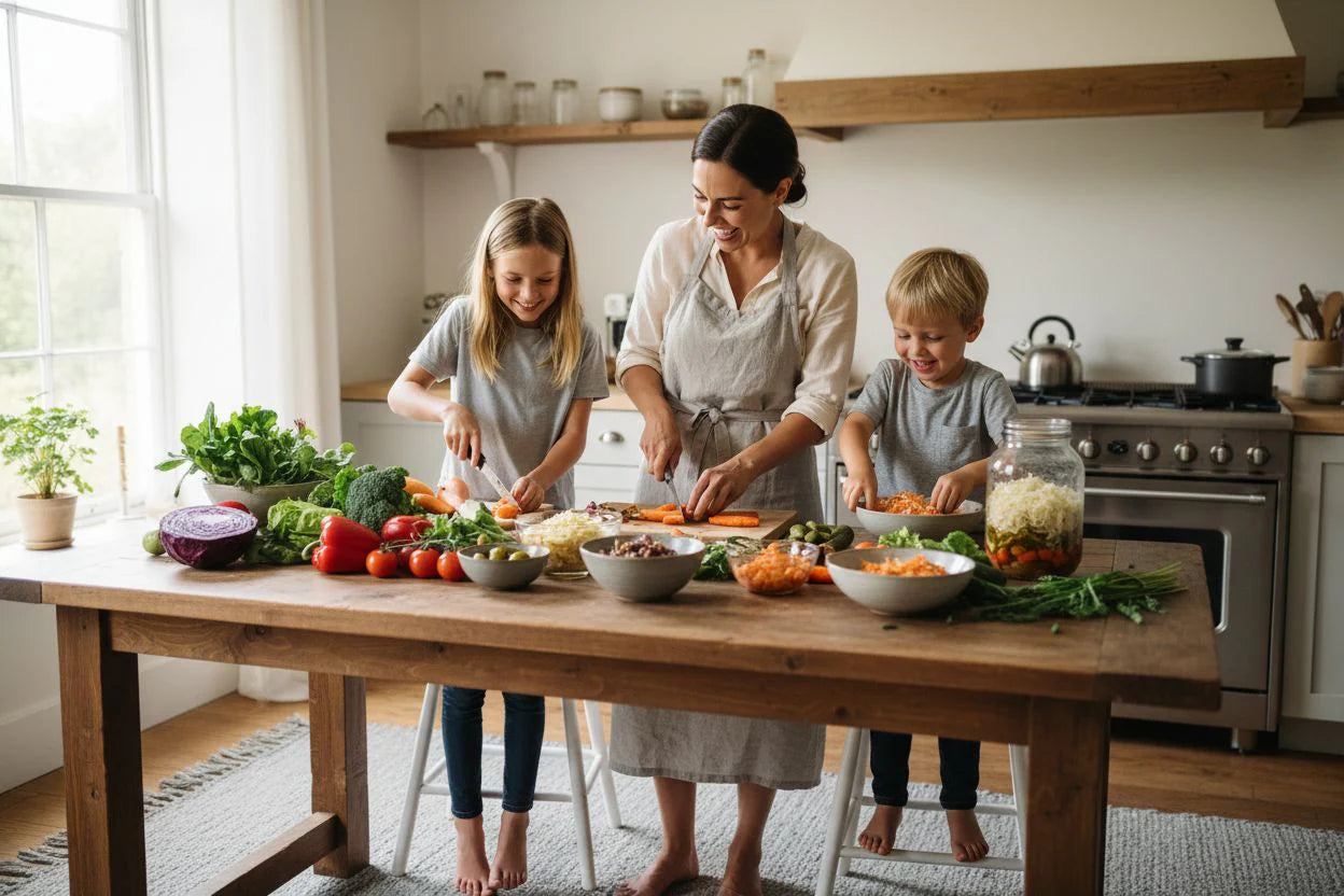 Darmflora Familie Ernährung