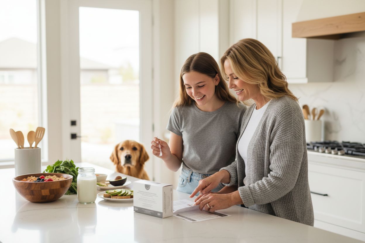 mikrobiomtest, darmgesundheit, familie