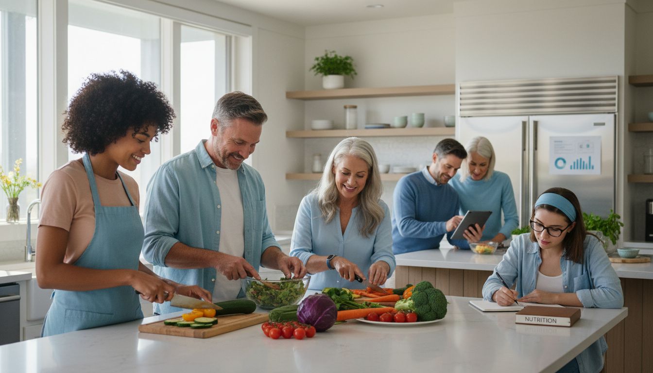gesunde Ernährung Teamarbeit