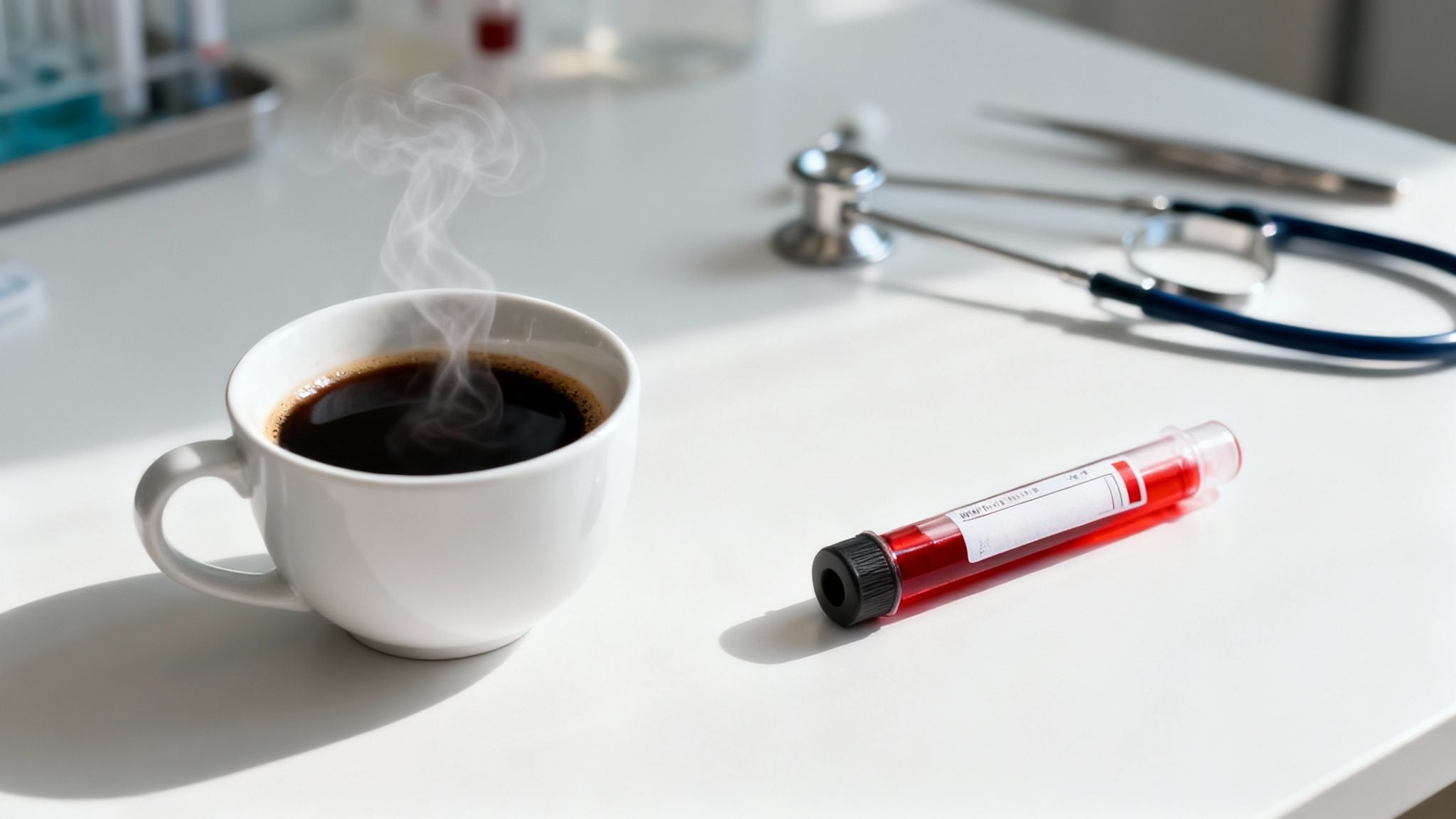 Kaffee vor der Blutabnahme: Darf ich Kaffee trinken oder nicht?