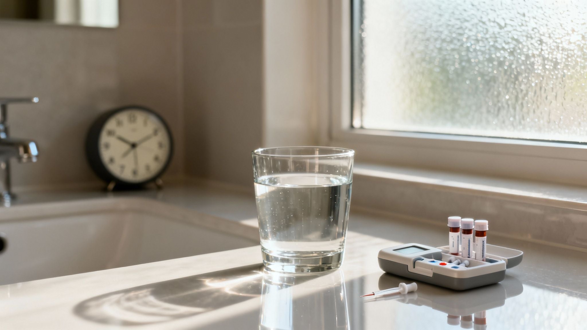 Nüchtern zur Blutabnahme: Darum ist Wasser dein bester Freund
