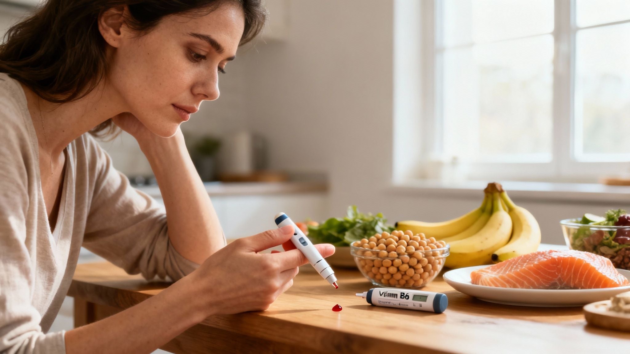 Vitamin-B6-Mangel: Typische Symptome bei Frauen erkennen & handeln