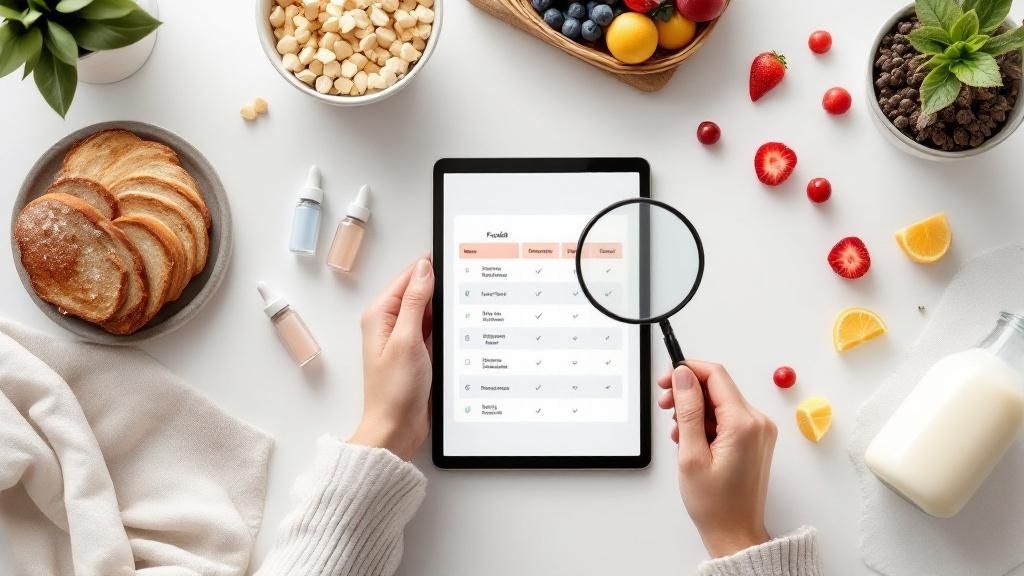 Test für Lebensmittelunverträglichkeit: