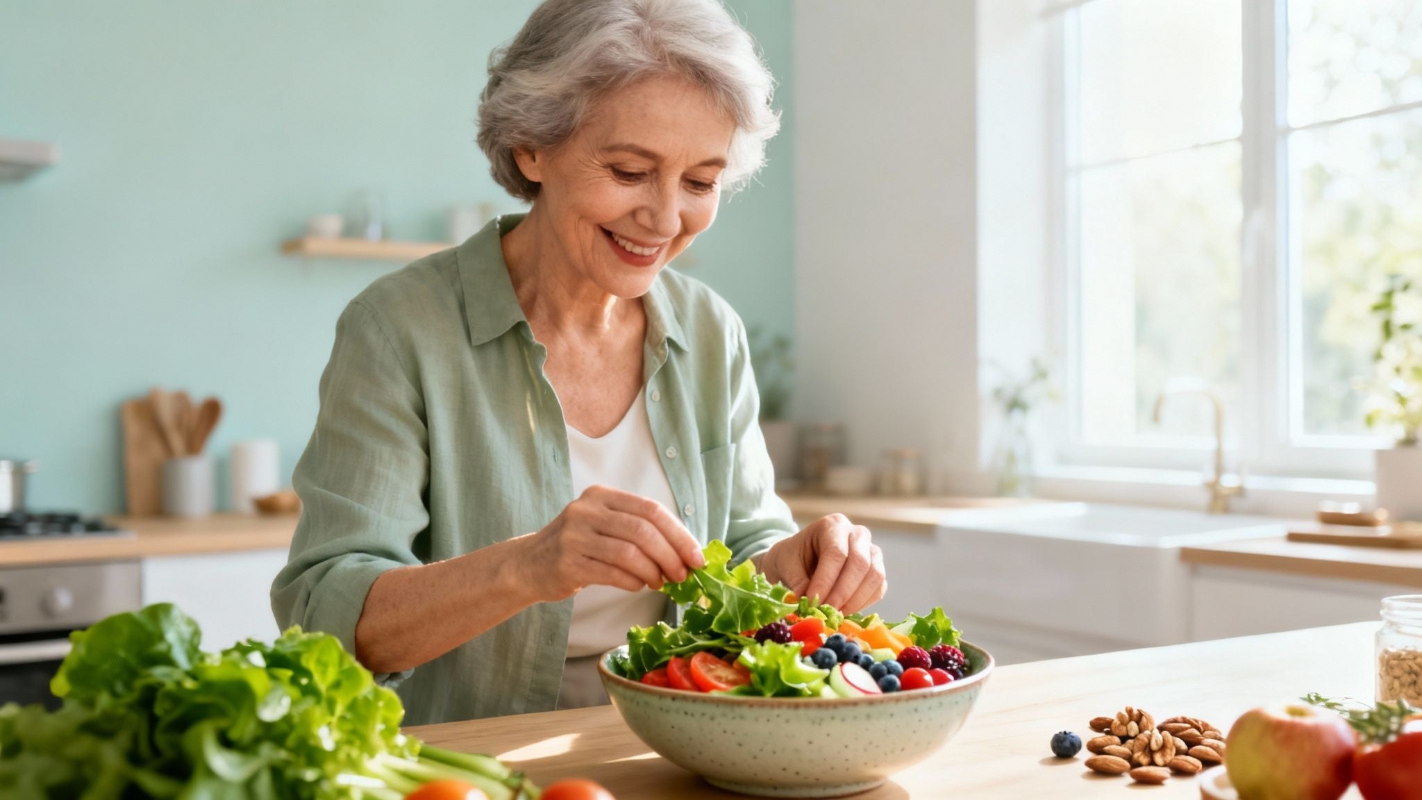 gesund altern: Mehr Vitalität mit smarter Ernährung