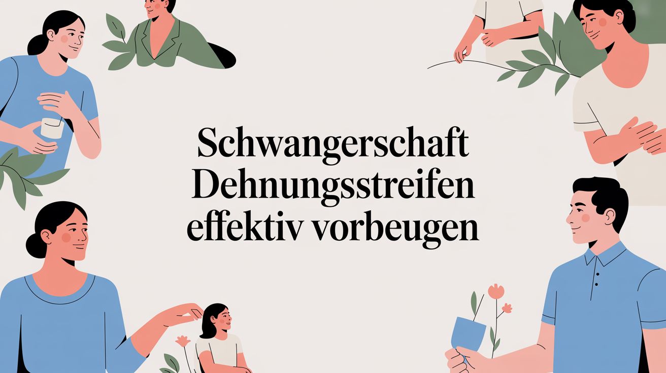 Schwangerschaftsstreifen effektiv vorbeugen: Was wirklich hilft