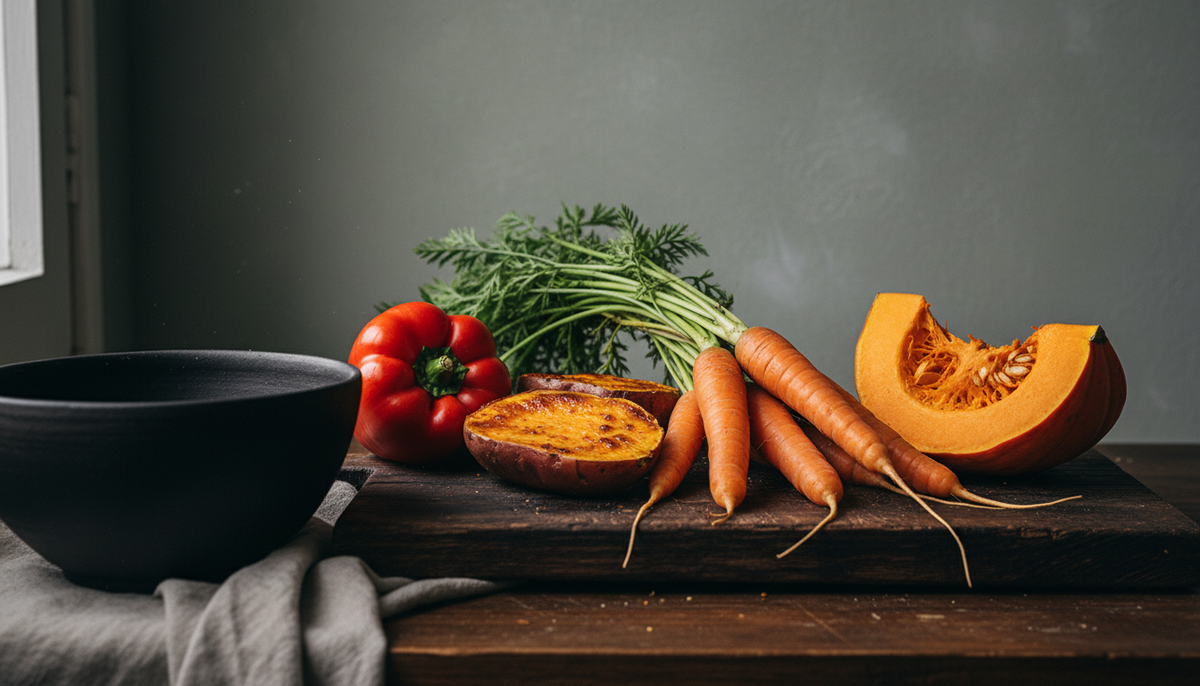 Vitamin-A-Lebensmittel: Tabelle mit Retinol und Beta-Carotin