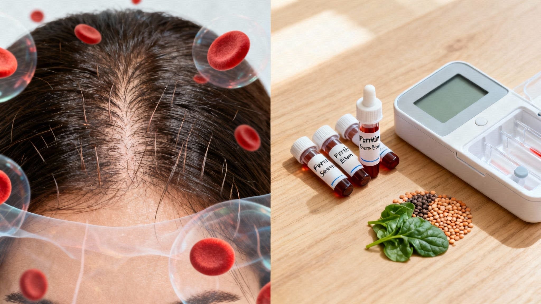 Eisenmangel und diffuser Haarausfall: Was wirklich hilft