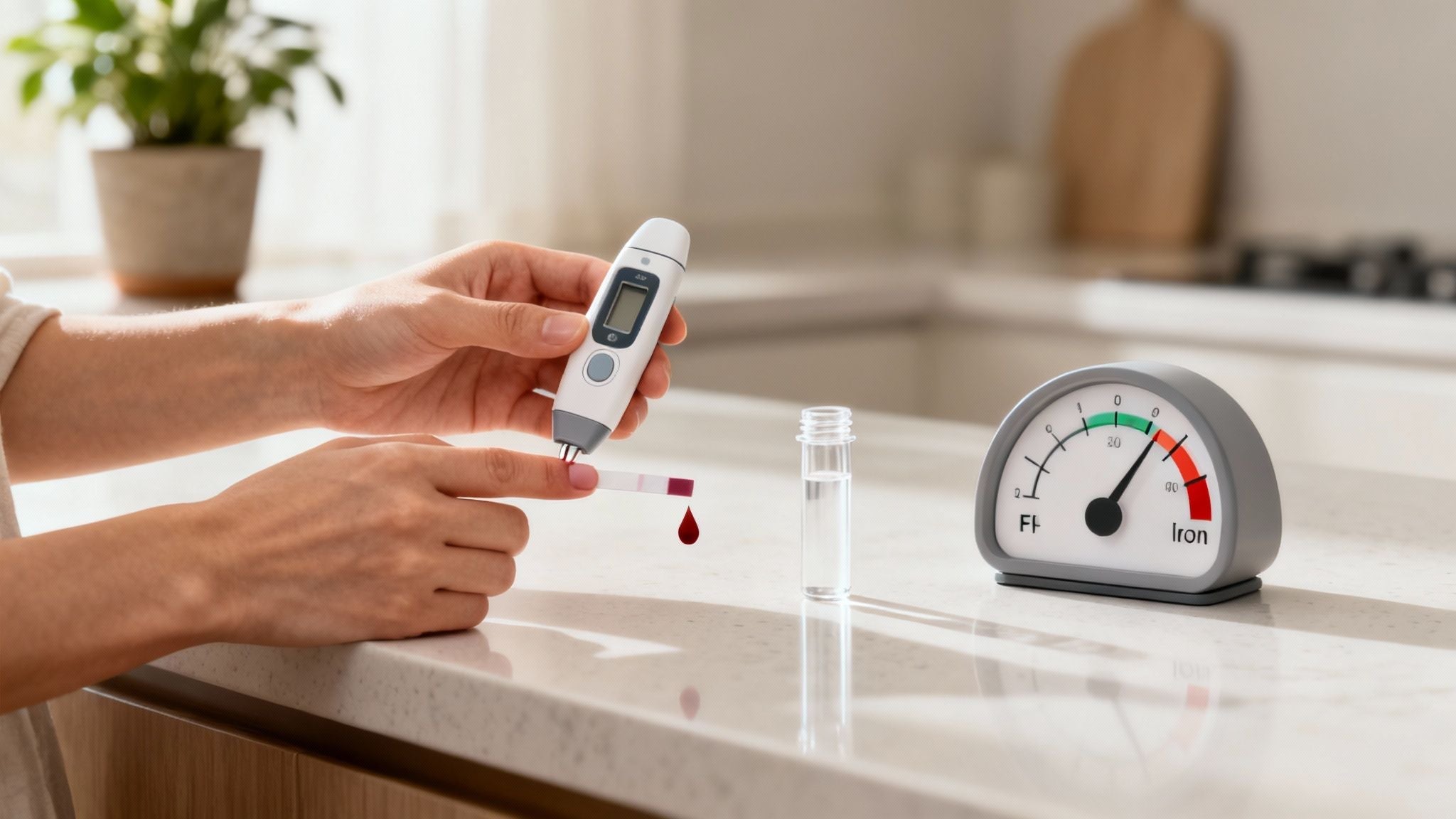 Eisentest für Zuhause: So einfach prüfst du deinen Eisenwert