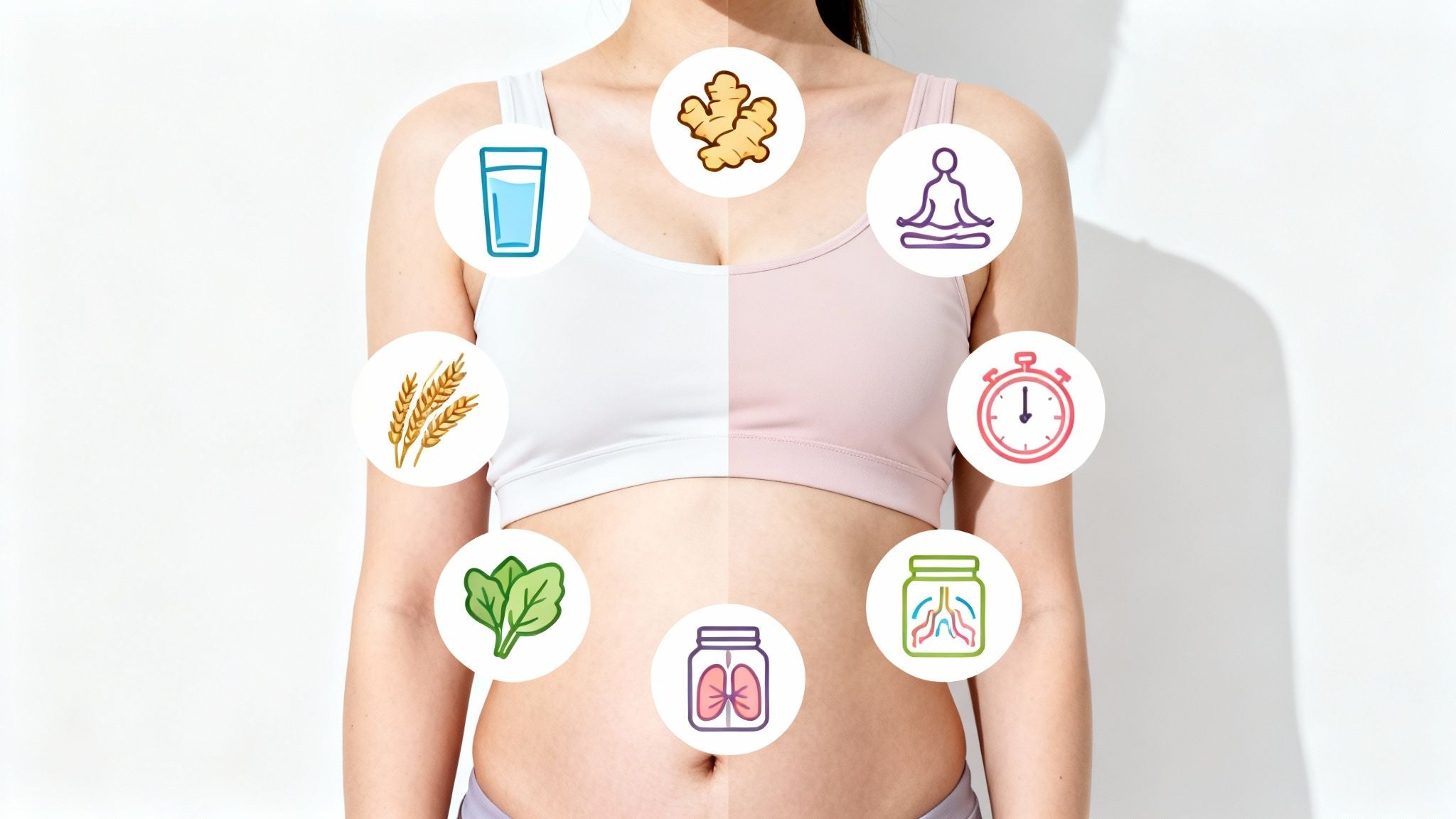 8 nachhaltige Tipps gegen Blähbauch für einen flachen Bauch