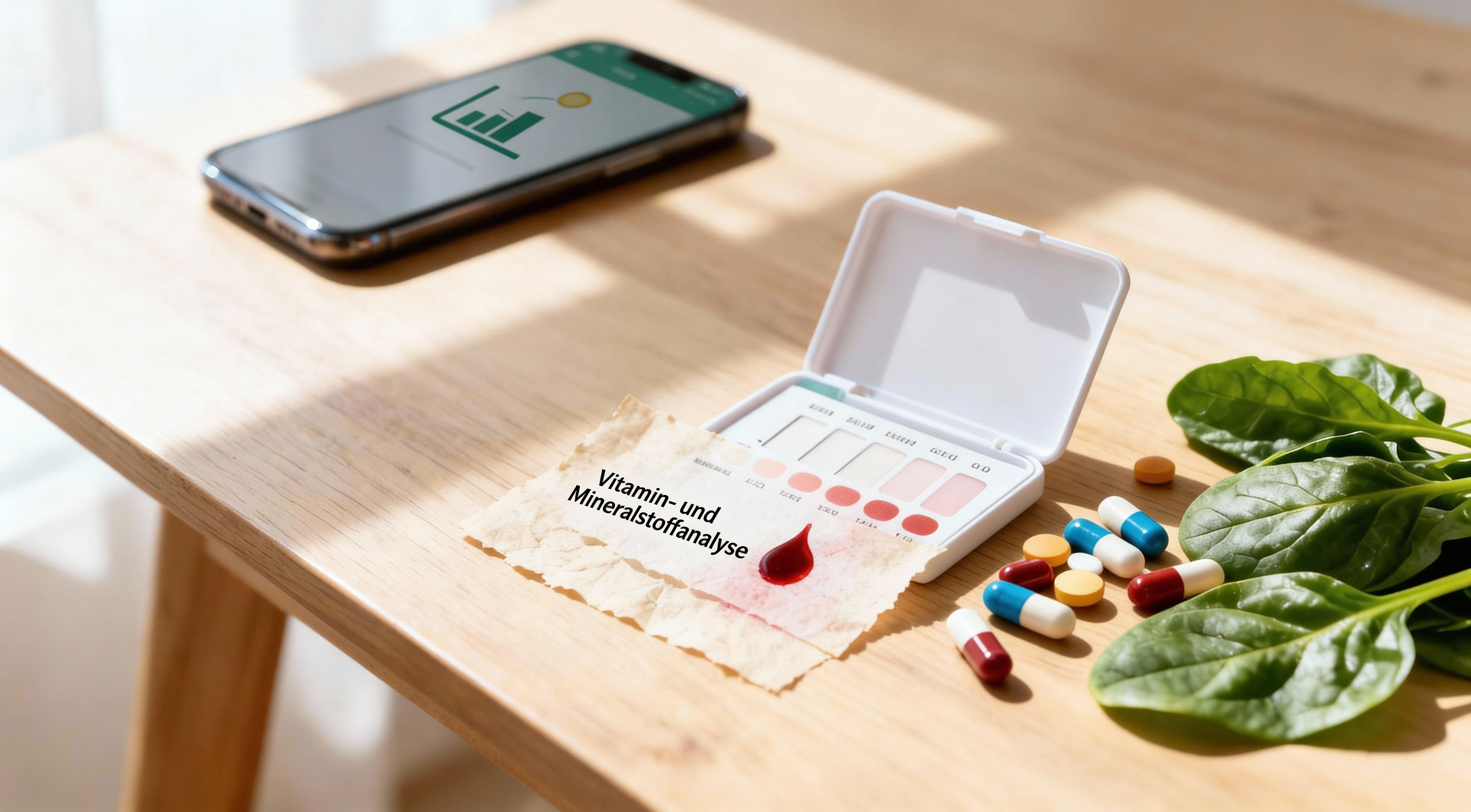 Finde Klarheit mit einem Vitamin‑ und Mineralstoff‑Test für zu Hause