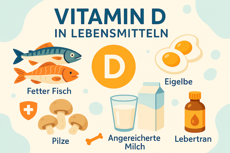 Vitamin D in Lebensmitteln