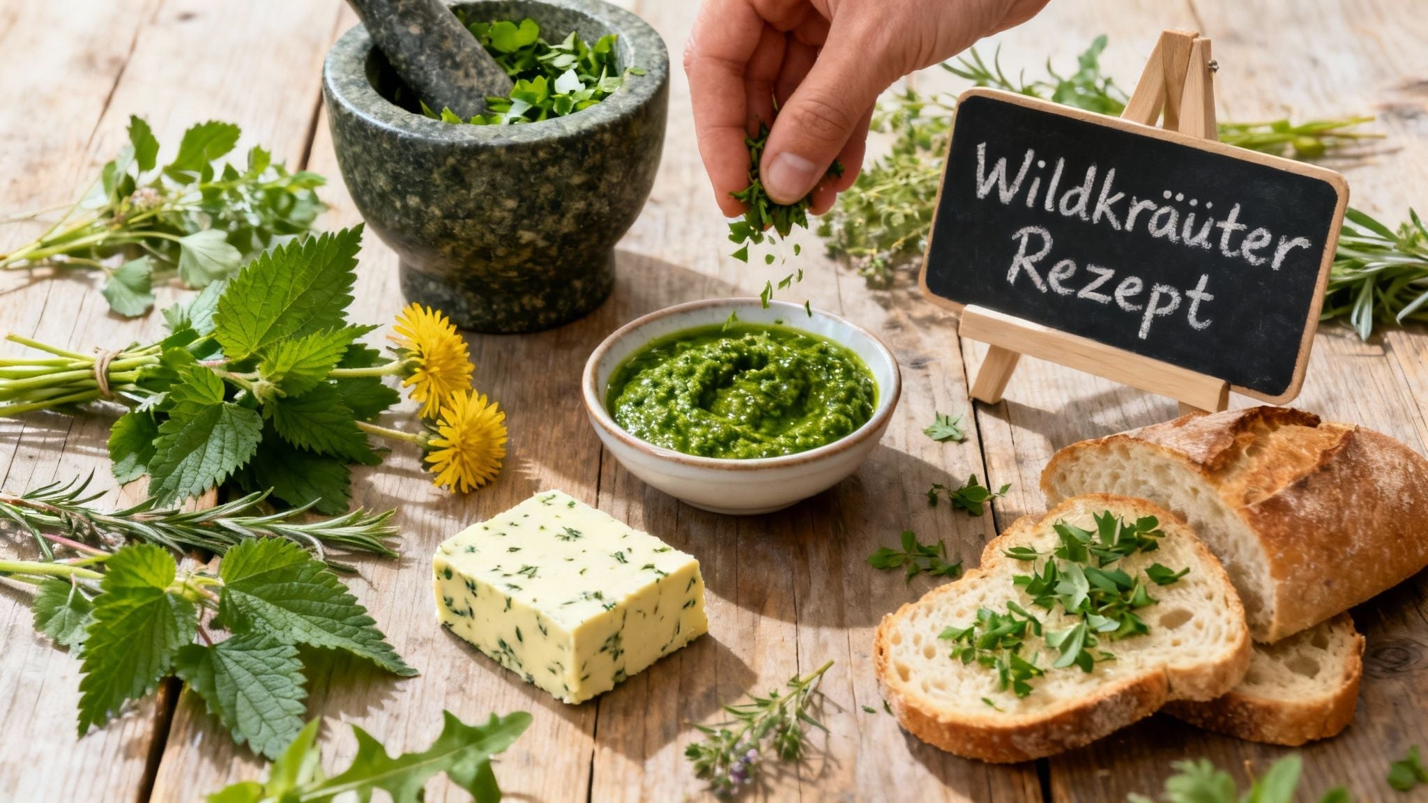 Dein Wildkräuter Rezept für mehr Energie und Wohlbefinden im Alltag