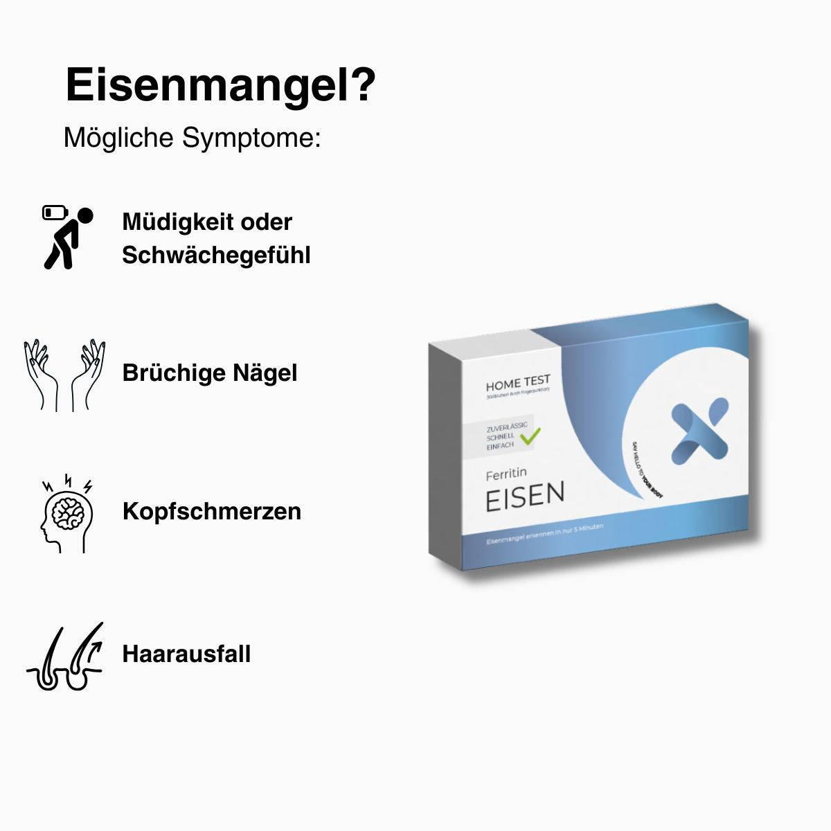 Eisen-Ferritin Selbsttest - mybody®x