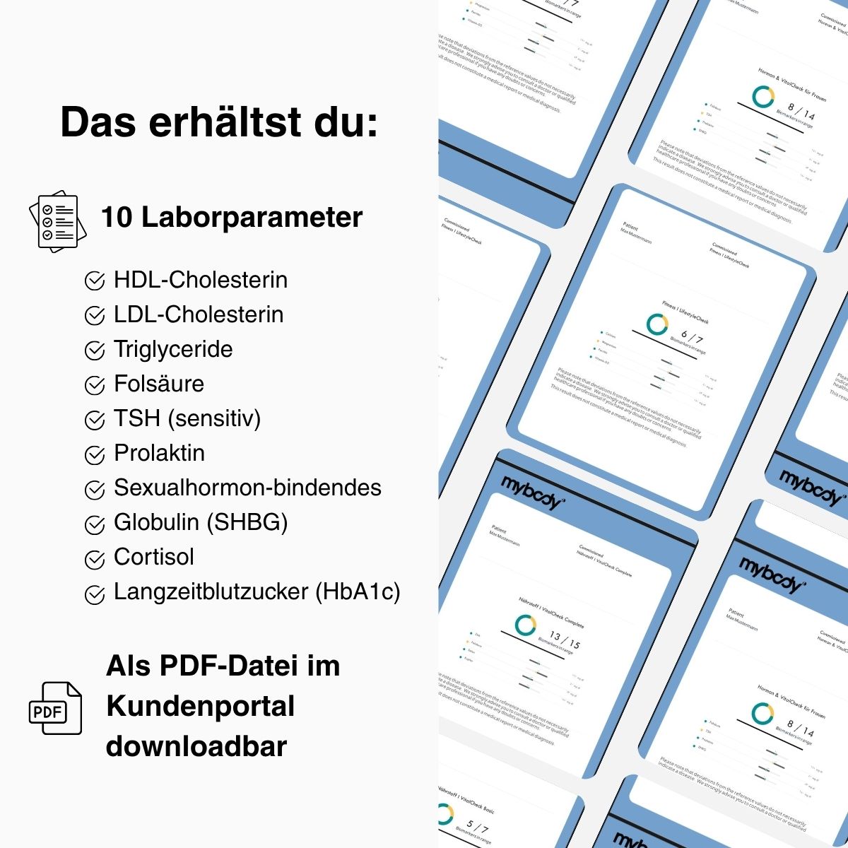 Hormon & VitalCheck für Frauen - mybody®x