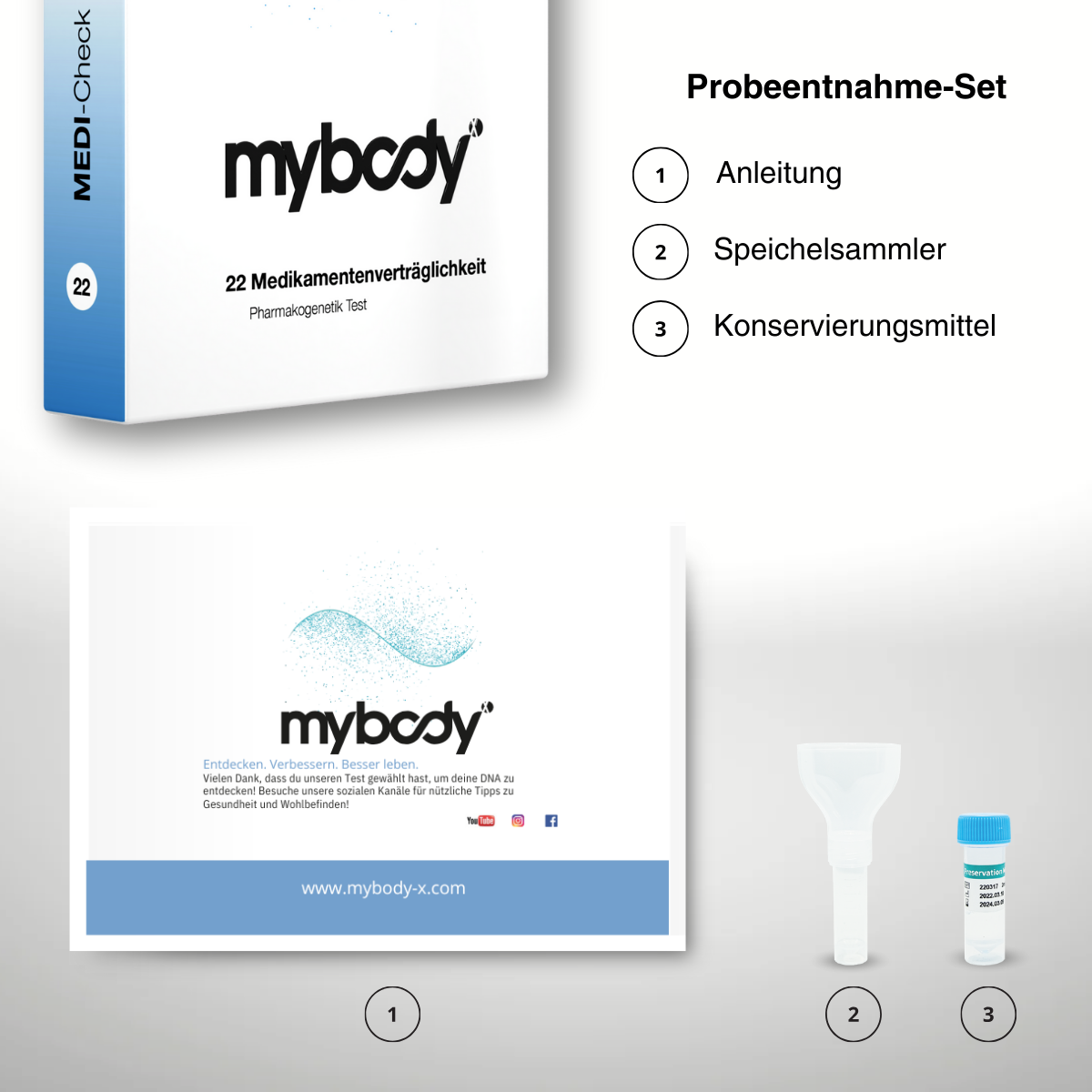 MEDI CHECK Speicheltest - mybody®x
