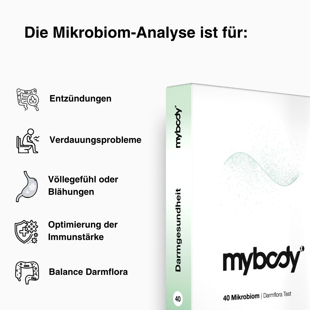 Darmflora MIKROBIOM-Test | Erwachsene - mybody®x