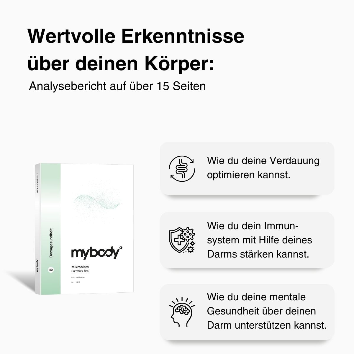 Darmflora MIKROBIOM-Test | Erwachsene - mybody®x