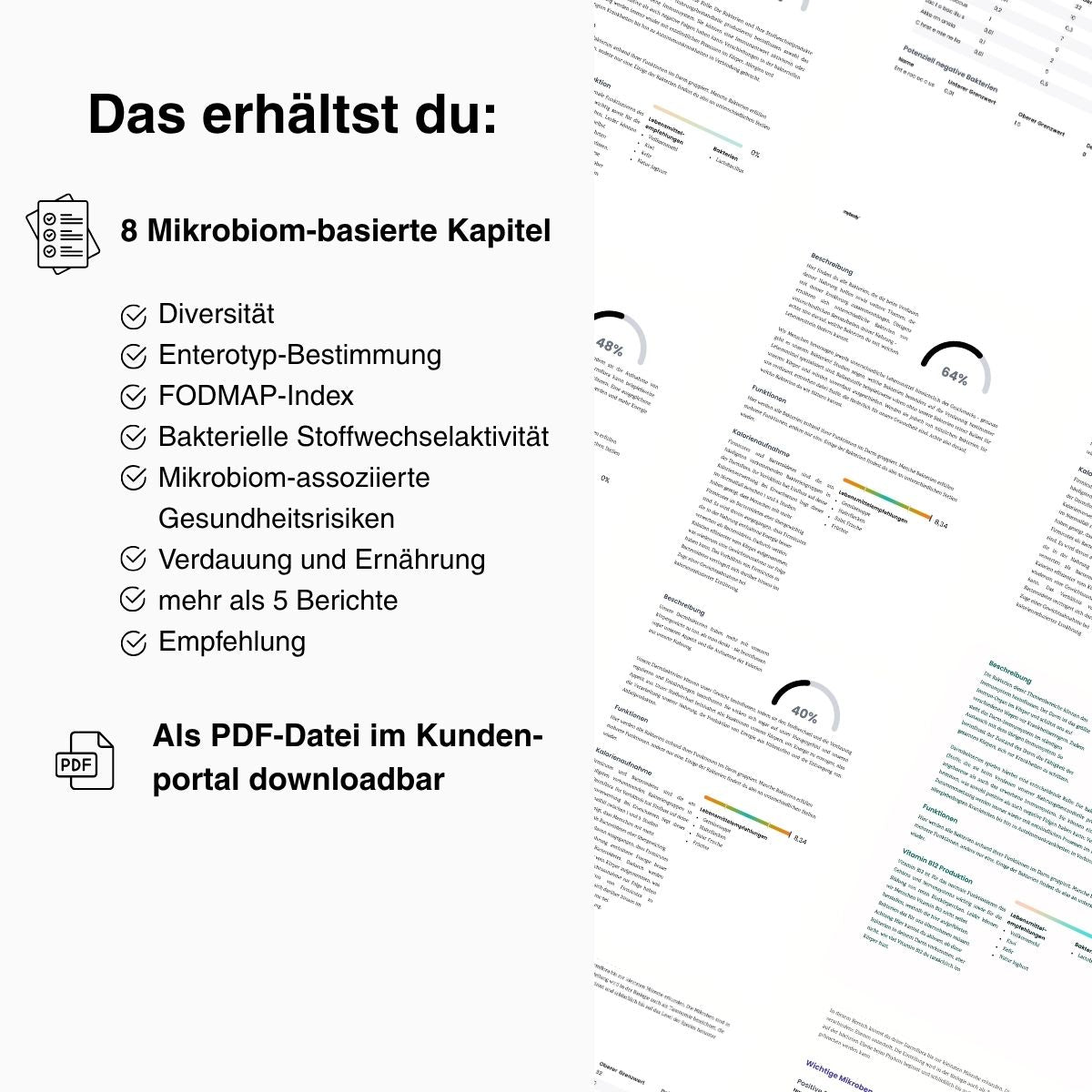 Darmflora MIKROBIOM-Test | Kinder - mybody®x