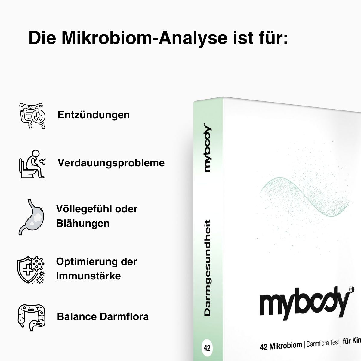 Darmflora MIKROBIOM-Test | Kinder - mybody®x