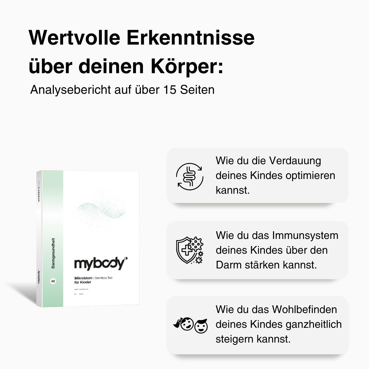 Darmflora MIKROBIOM-Test | Kinder - mybody®x