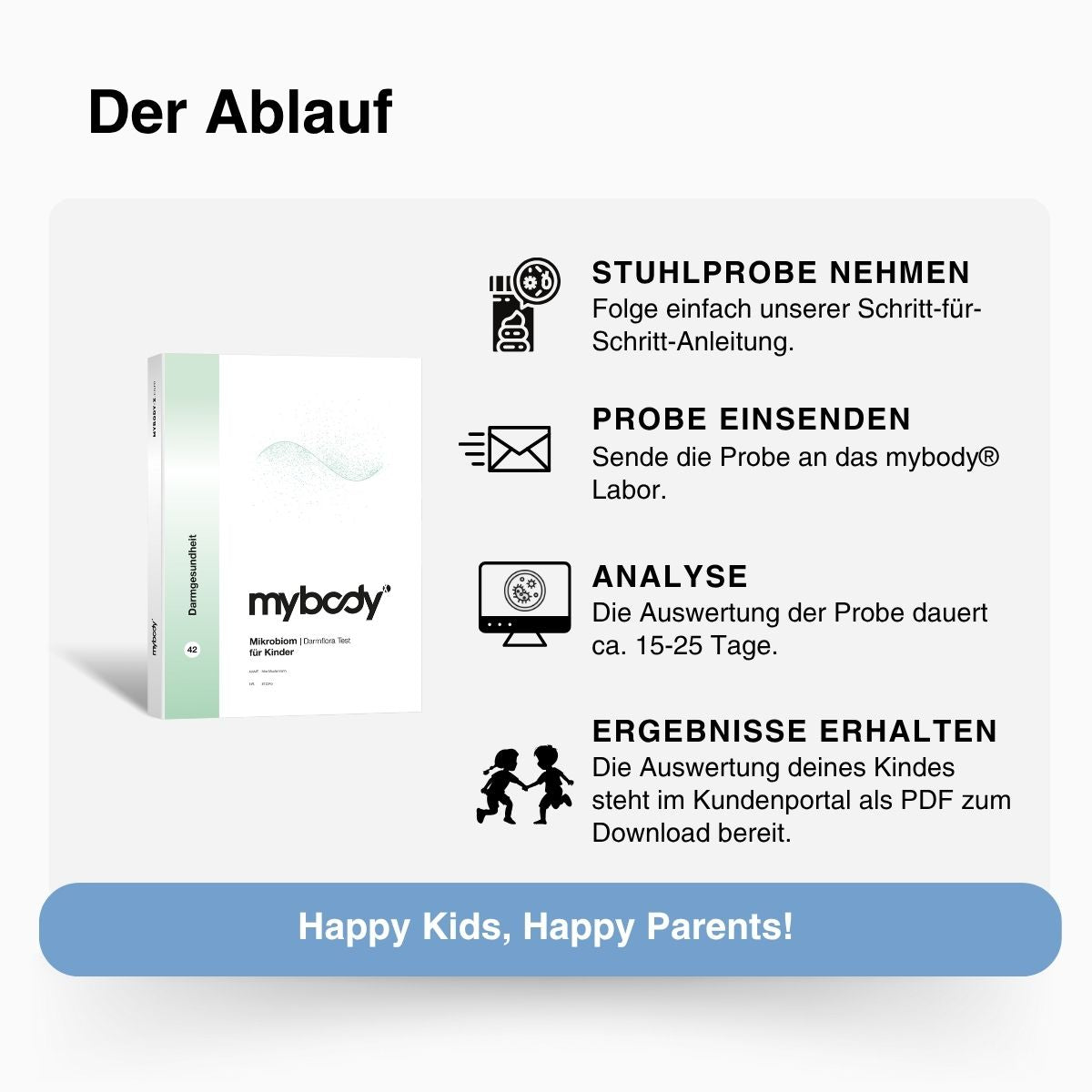 Darmflora MIKROBIOM-Test | Kinder - mybody®x