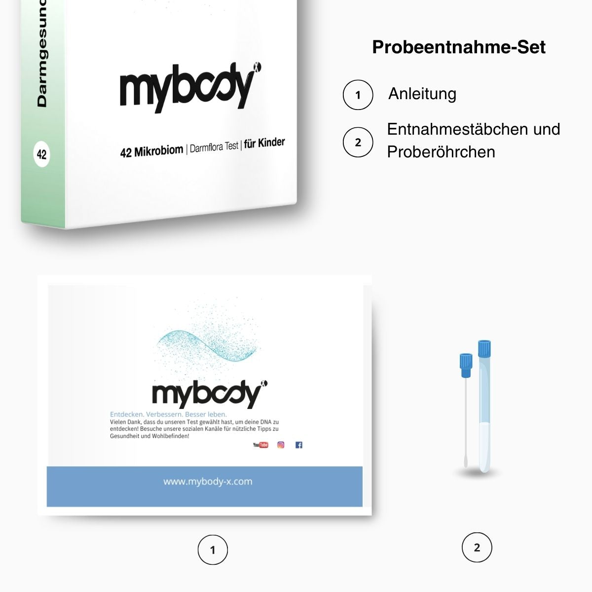 Darmflora MIKROBIOM-Test | Kinder - mybody®x