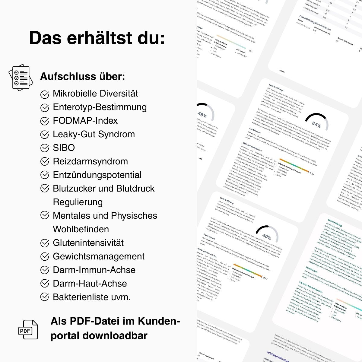 Darmflora MIKROBIOM-Test Complete - mybody®x