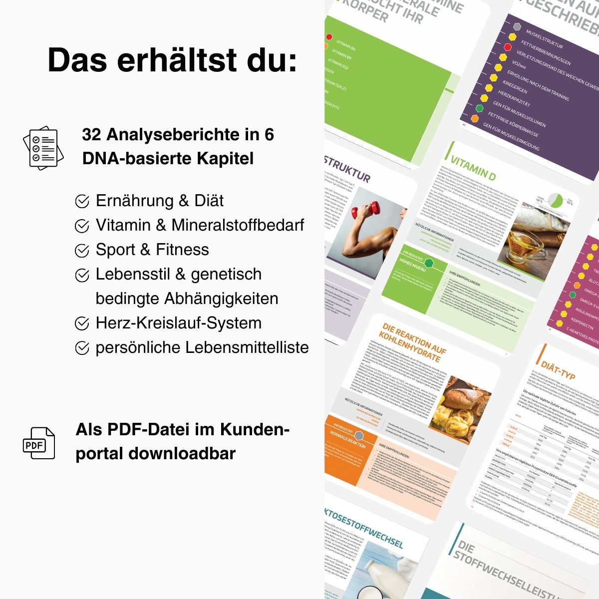 Fitness | VITALITY DNA-Test - mybody®x Premium Home-Testing