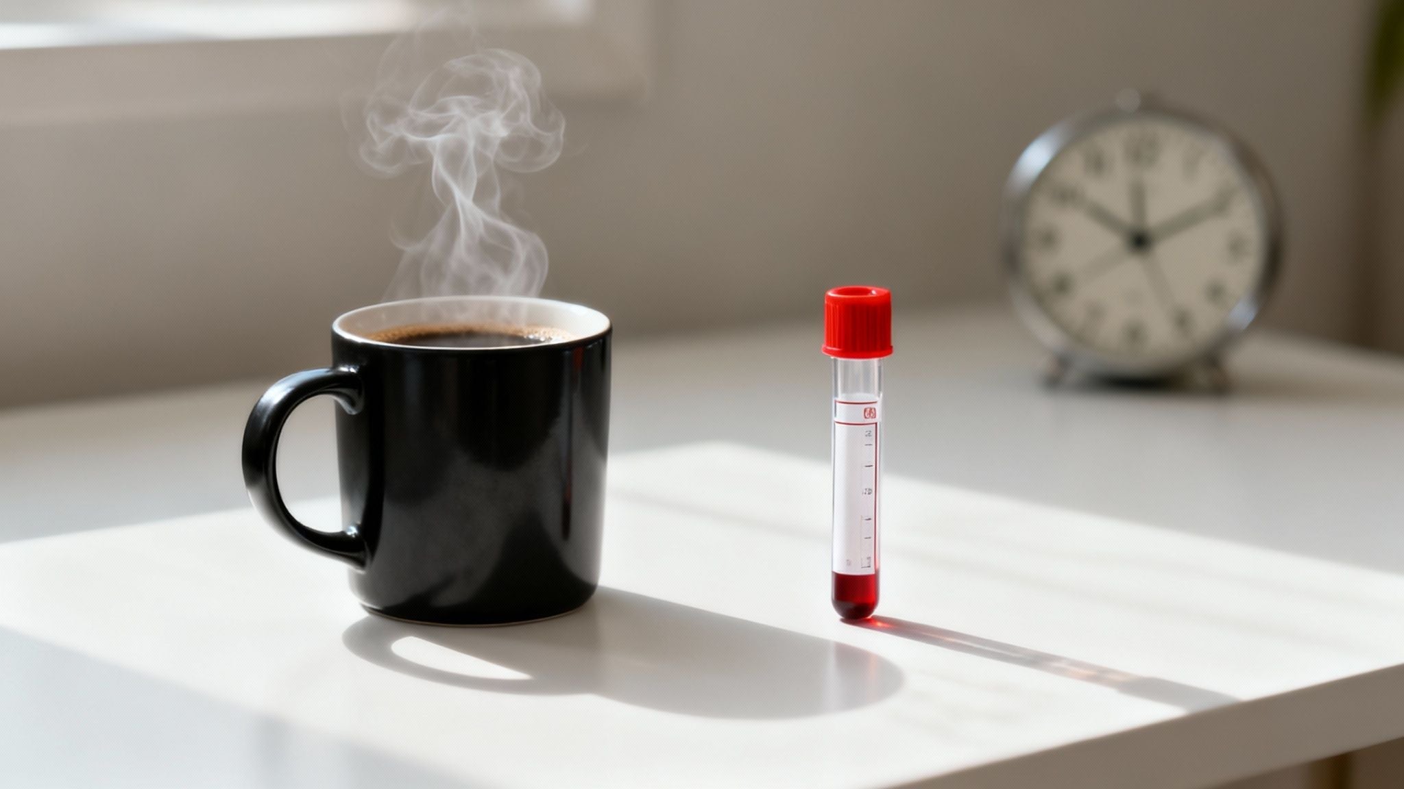 Nüchtern zur Blutabnahme: Ist Kaffee wirklich tabu?