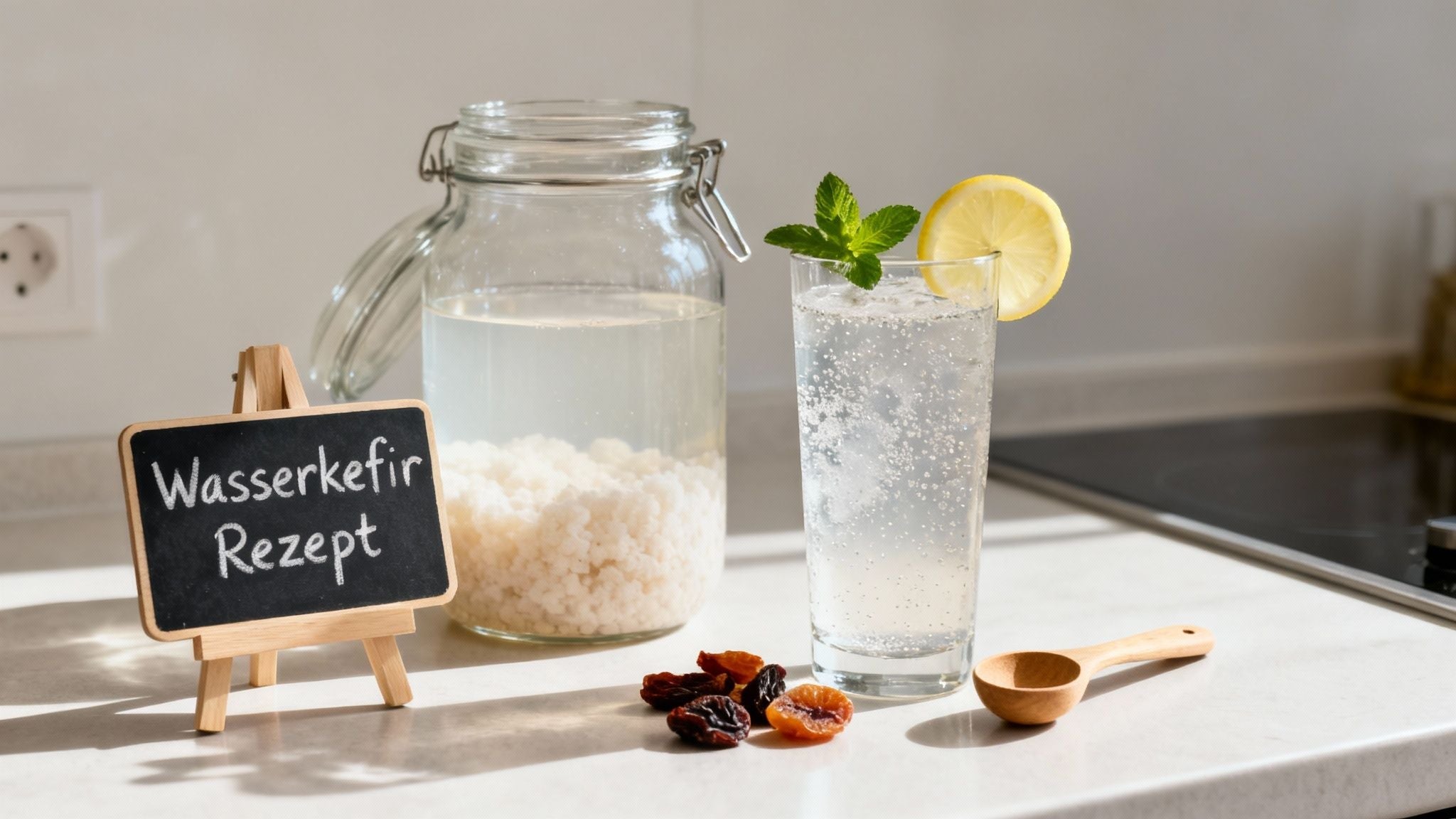Wasserkefir Rezept für zu Hause: Dein probiotisches Power-Getränk