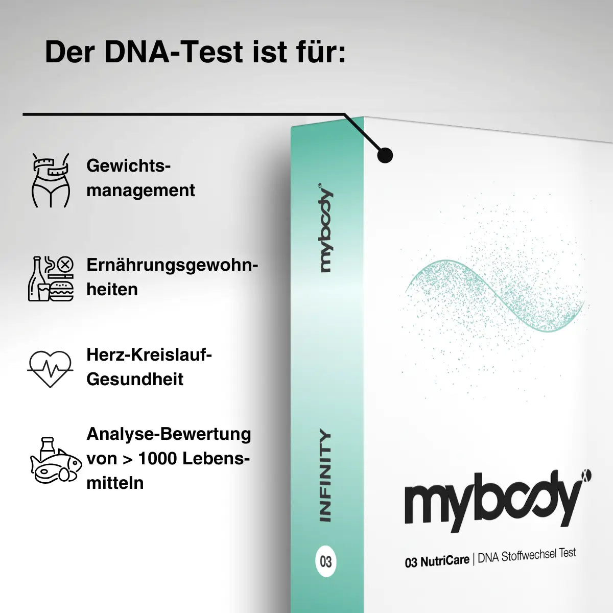 DNA Stoffwechselanalyse | NutriCare + MY FOODBOOK