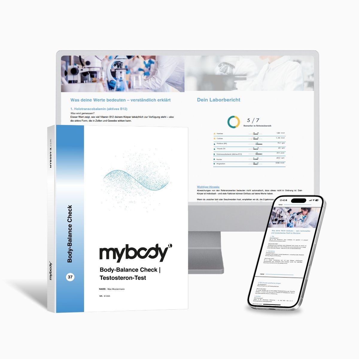 Body-Balance Check | Testosteron-Test - mybody®x