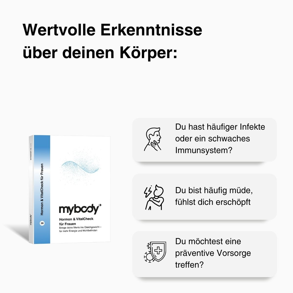 Hormon & VitalCheck für Frauen - mybody®x
