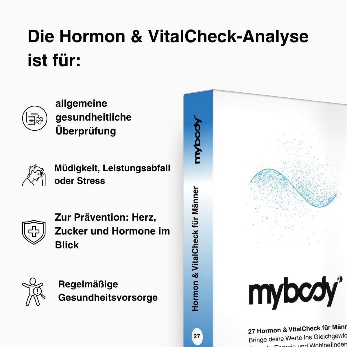 Hormon & VitalCheck für Männer - mybody®x