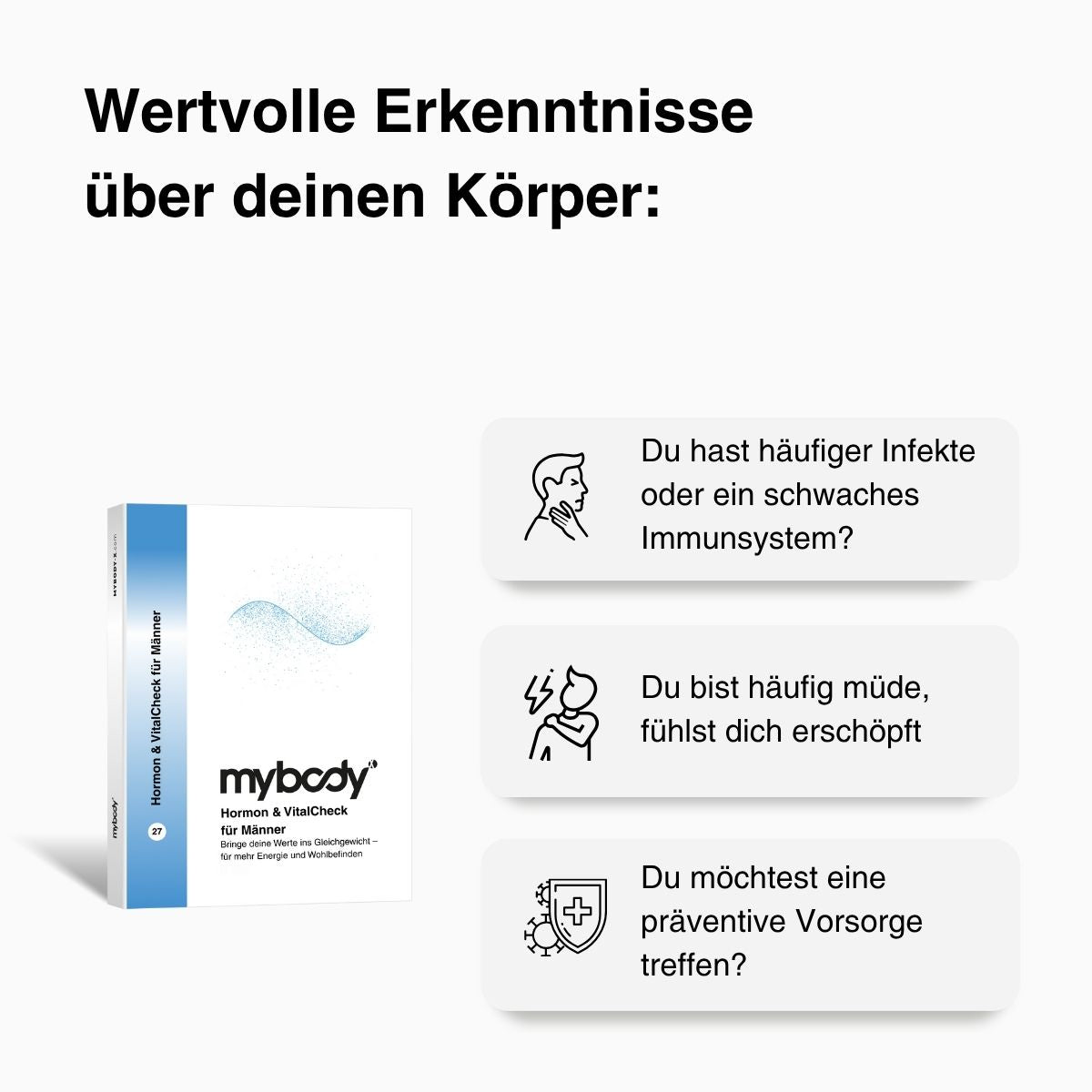 Hormon & VitalCheck für Männer - mybody®x
