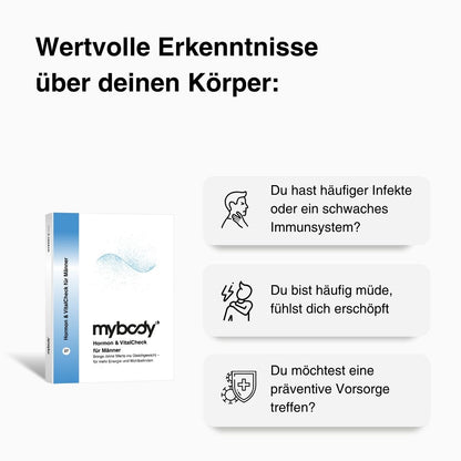 Hormon & VitalCheck für Männer - mybody®x