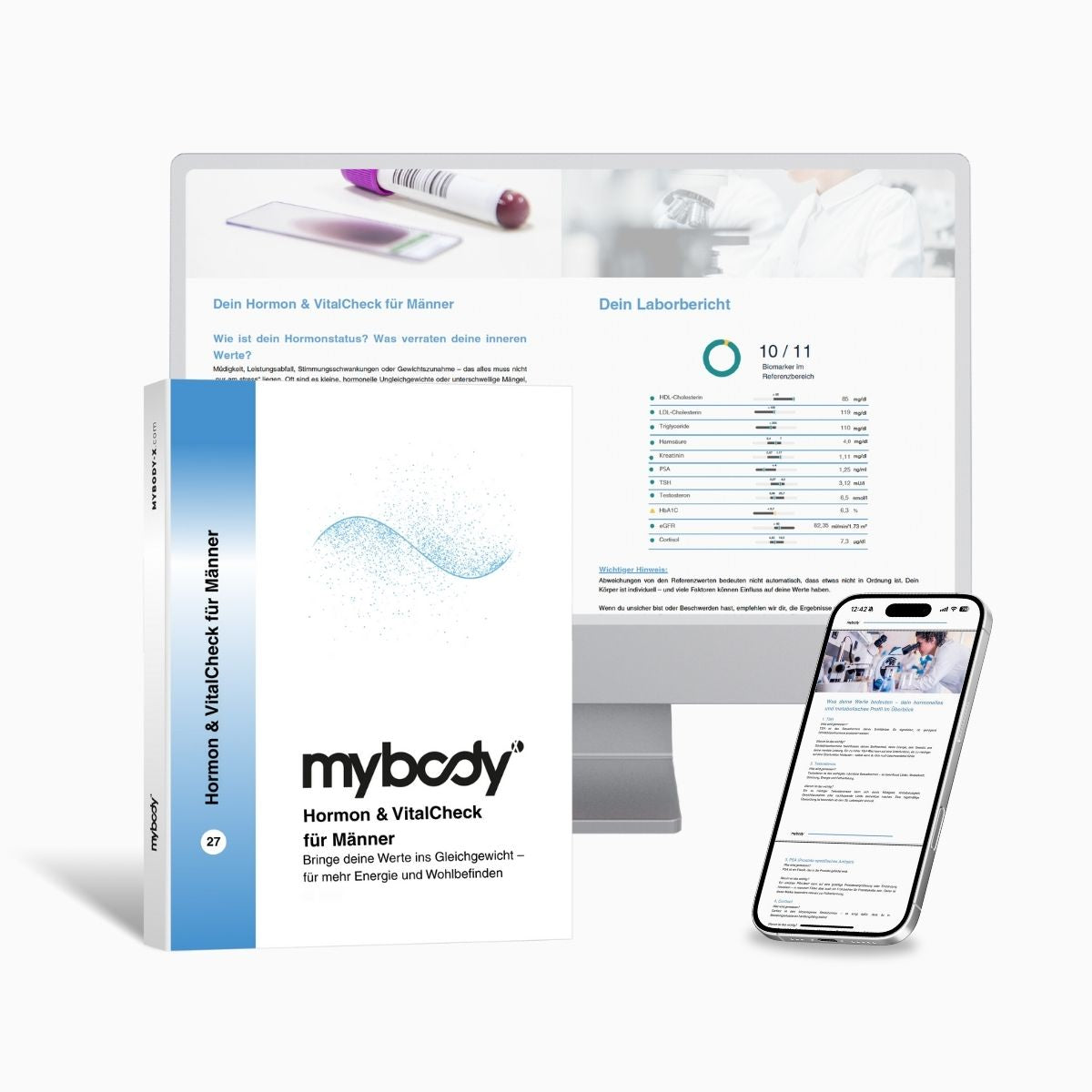 Hormon & VitalCheck für Männer - mybody®x