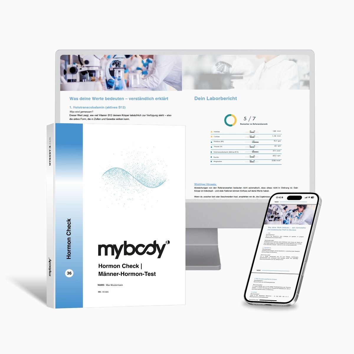 HormonCheck | Männer-Hormon-Test von mybody®x (MYBODY Lab GmbH)