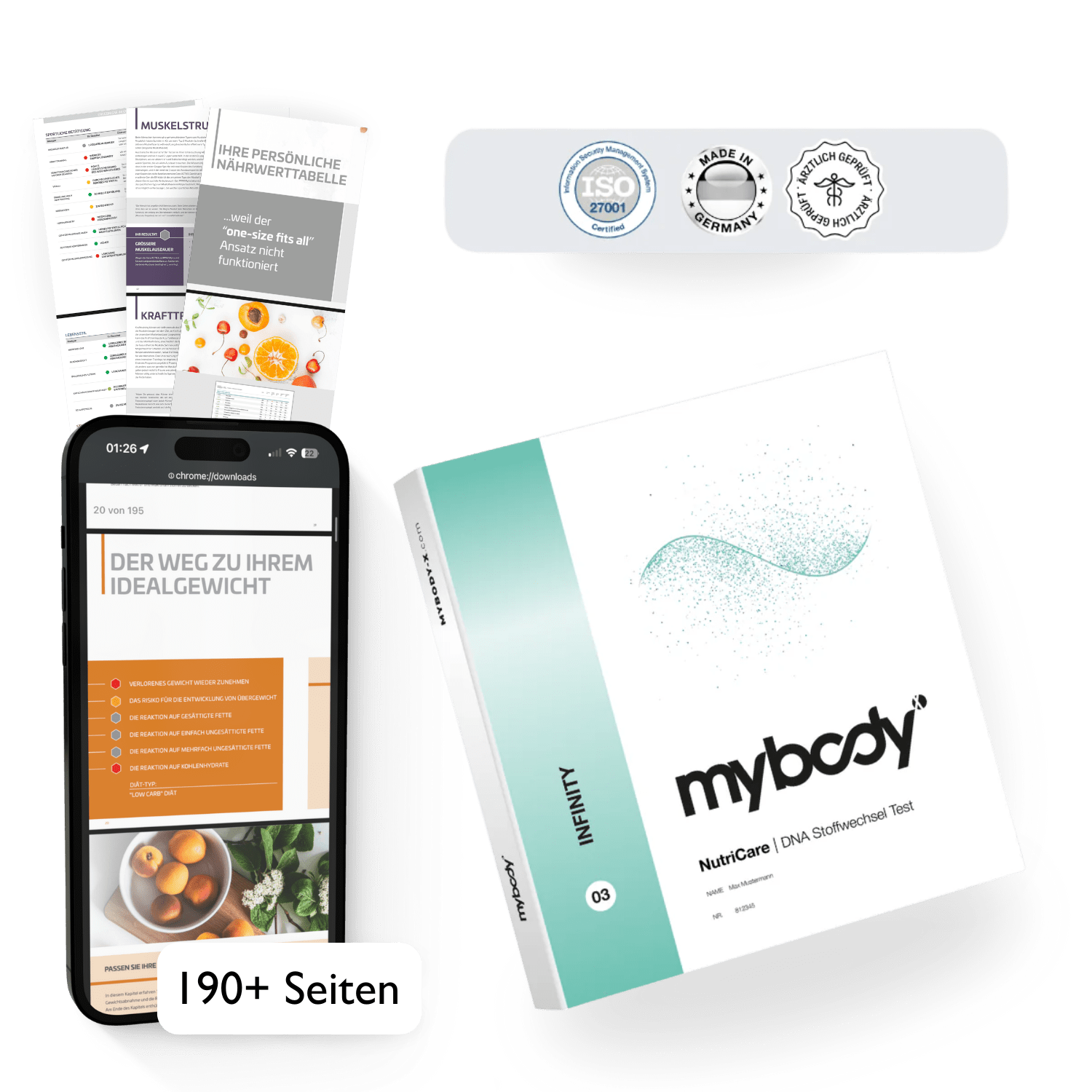 DNA Stoffwechselanalyse | NutriCare + MY FOODBOOK