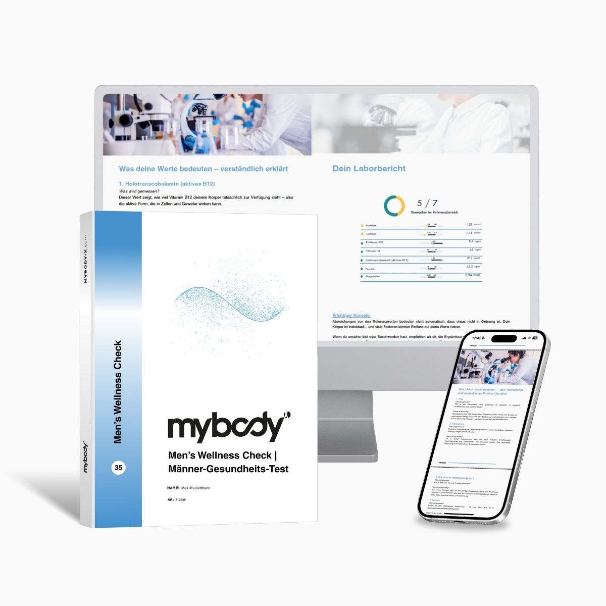 Men's Wellness Check Männer-Gesundheits-Test von mybody® (MYBODY Lab GmbH)