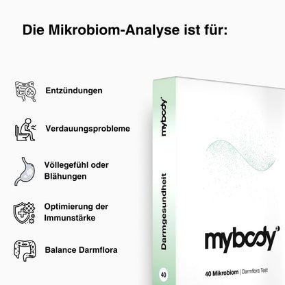 Darmflora MIKROBIOM-Test | Erwachsene - mybody®x