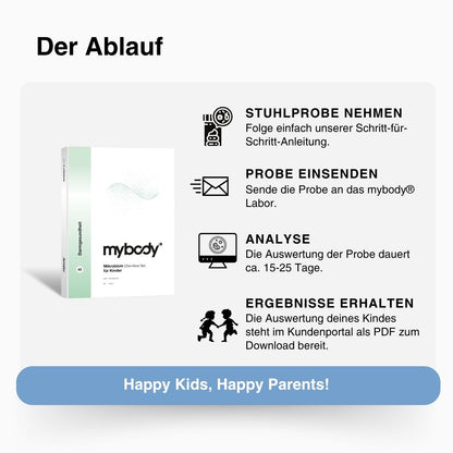 Darmflora MIKROBIOM-Test | Kinder - mybody®x
