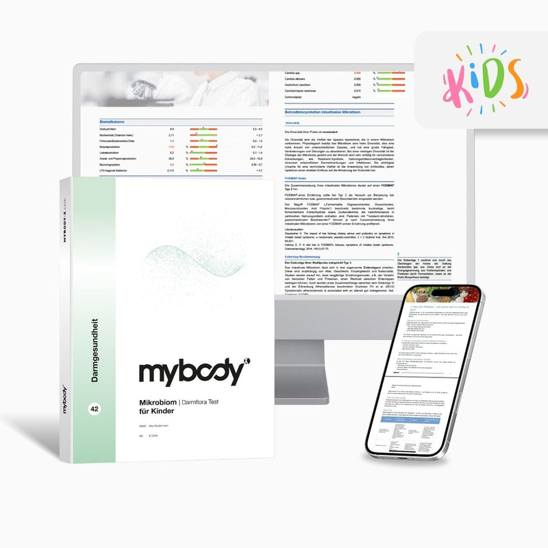 Darmflora MIKROBIOM-Test Kinder von mybody®x