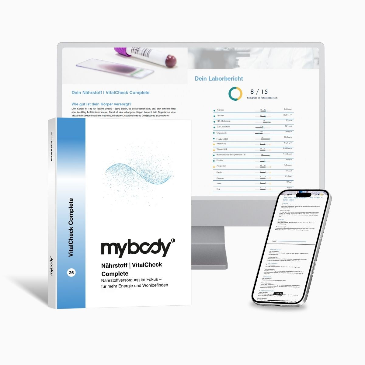 Nährstoff VitalCheck Complete von mybody®x (MYBODY Lab GmbH)