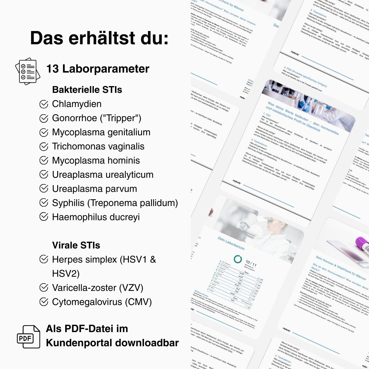 STI Health Check | Geschlechtskrankheiten-Test - mybody®x