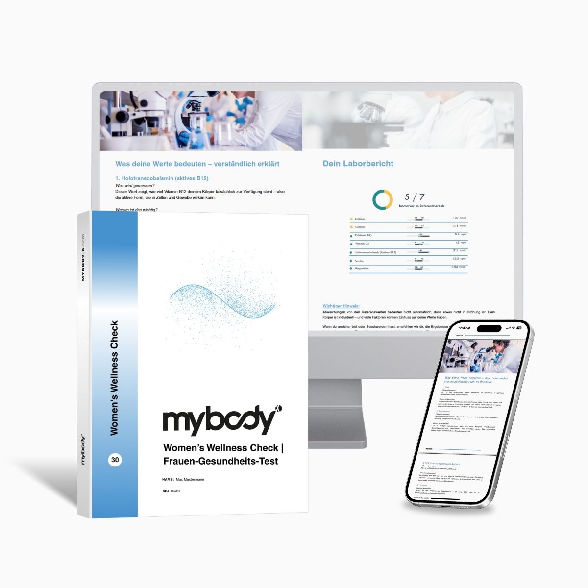 Women's Wellness Check Frauen-Gesundheits-Test von mybody®x (MYBODY Lab GmbH)