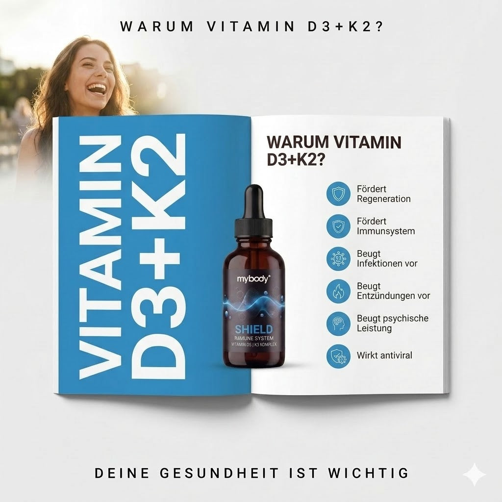 Vitamin D3 K2 Komplex | Shield - mybody®x
