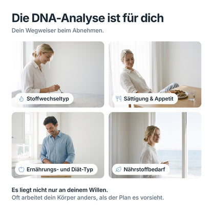 Für wen der DNA-Test zum Abnehmen ist: Stoffwechseltyp, Sättigung und Appetit, Ernährungs- und Diät-Typ, Nährstoffe