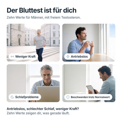 HormonCheck passt bei weniger Kraft, Antriebslosigkeit, Schlafproblemen und Beschwerden trotz Normalwert
