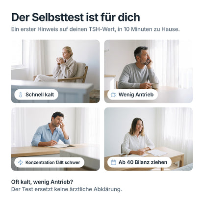 Für wen der Schilddrüsen-Selbsttest ist: schnell kalt, wenig Antrieb, Konzentration fällt schwer, ab 40 Bilanz ziehen